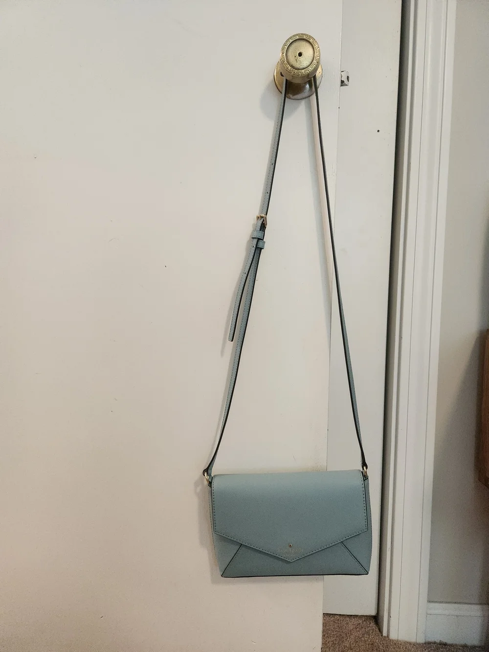 kate spade Seafoam Envelope Crossbody Bag